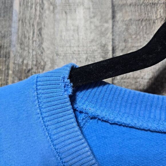 Victoria's Secret PINK Vintage Y2K Blue Patch Royalty Sweatshirt - Picture 7 of 7
